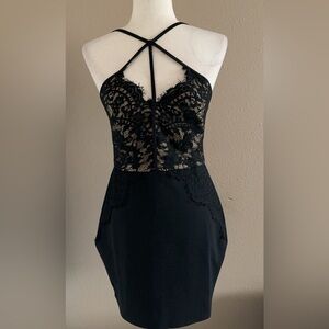 Lace strappy dress for going out party special occasion